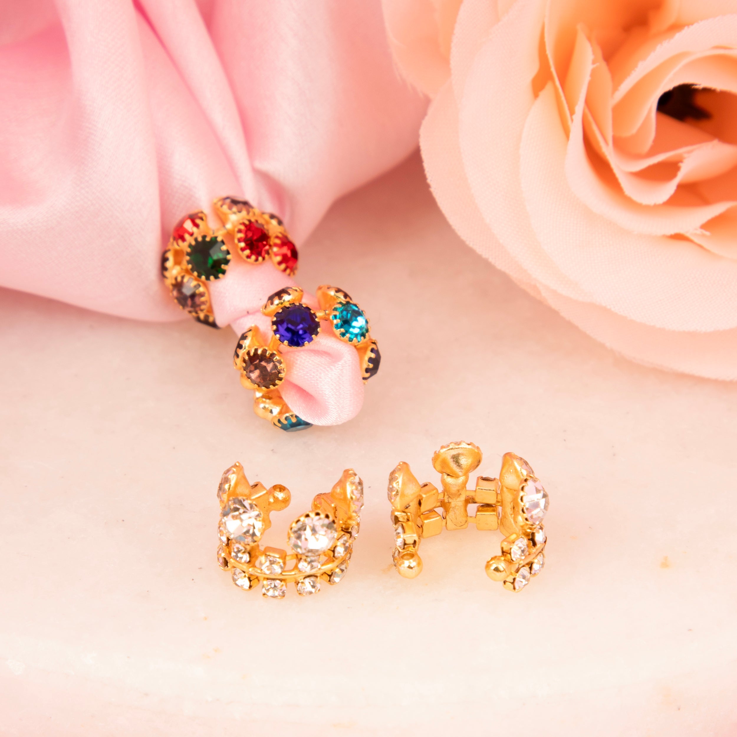 Devratna Kangan – Pack of 2 for Laddu Gopal Dress, Kanha Ji Poshak, Bal Gopal Dress | Handmade Designer Accessories for Janmashtami Festival