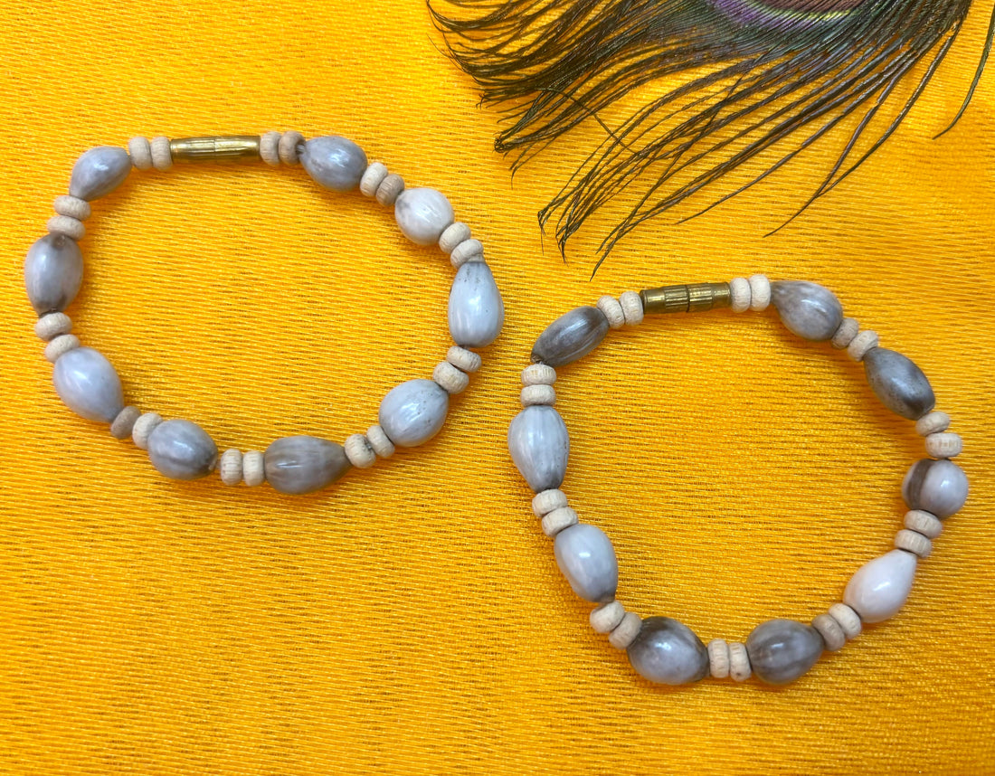 Handmade Vaijanti Mala for Laddu Gopal Ji - Designer Bal Gopal Dress, Fancy Kanha Ji Poshak for Janmashtami Celebrations