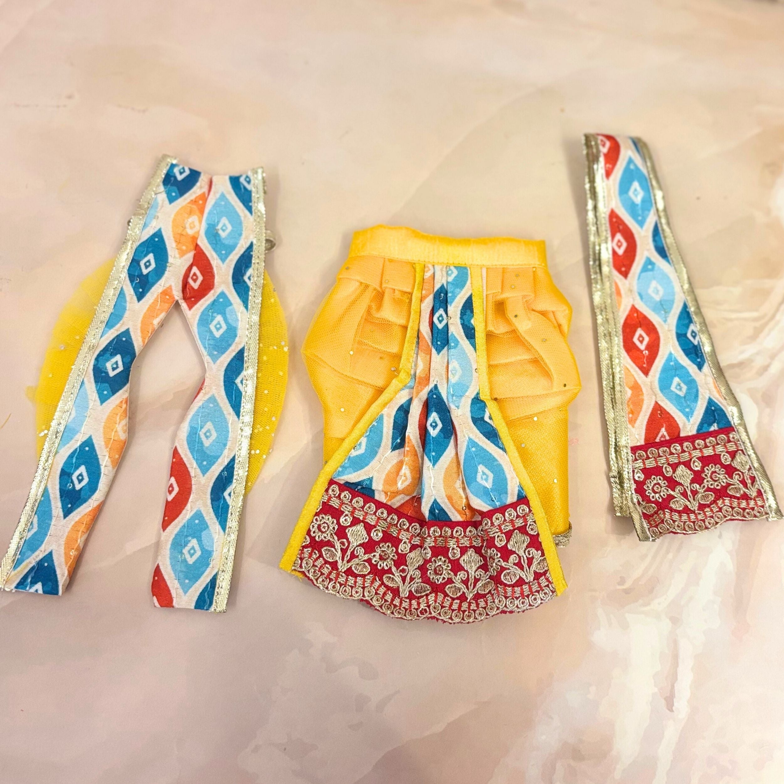 Handmade Designer Laddu Gopal Dress | Fancy Kanha Ji Poshak for Janmashtami | Bal Gopal & Krishna Ji Dress for Festivals