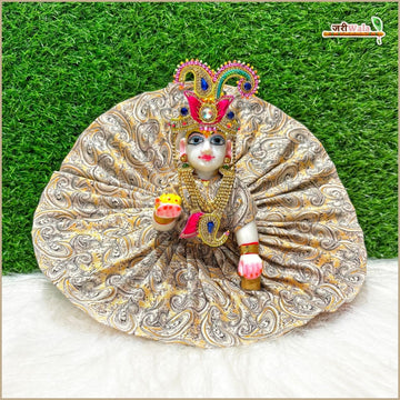 Handmade Multicolor Coton Laddu Gopal Poshak - Designer Kanha Ji Dress for Janmashtami, Fancy Bal Gopal Dress & Krishna Ji Poshak
