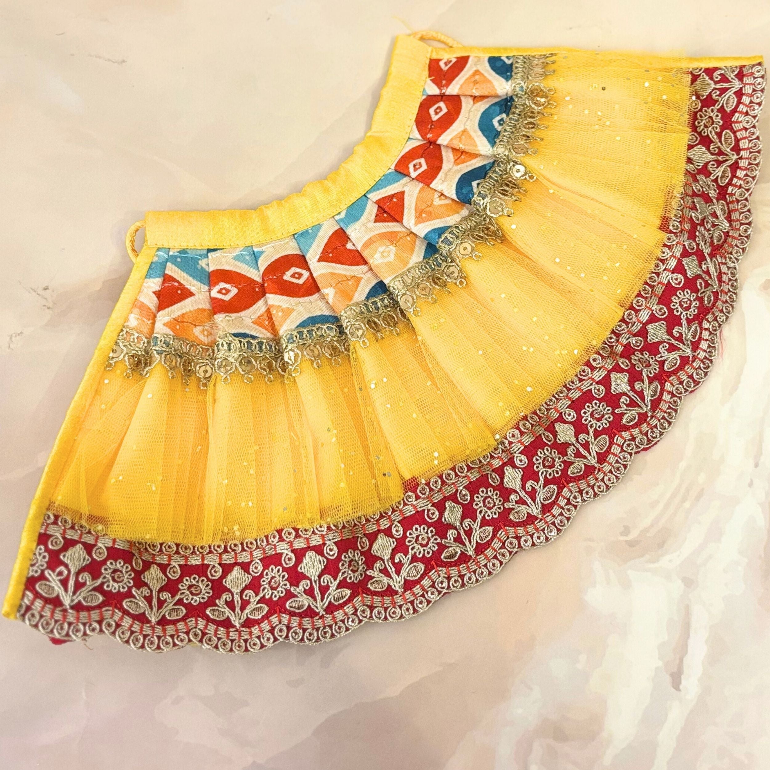 Handmade Designer Laddu Gopal Dress | Fancy Kanha Ji Poshak for Janmashtami | Bal Gopal & Krishna Ji Dress for Festivals
