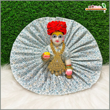 Handmade Coton Floral Print Laddu Gopal Poshak - Designer Bal Gopal Dress for Janmashtami, Fancy Kanha Ji Dress, Krishna Ji Poshak