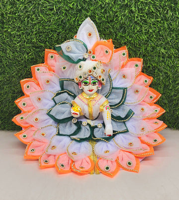 Designer Laddu Gopal Dress - Fancy Kanha Ji Poshak for Festivals | Bal Gopal & Krishna Ji Dress (Size 0-6) - Perfect for Republic Day & Janmashtami