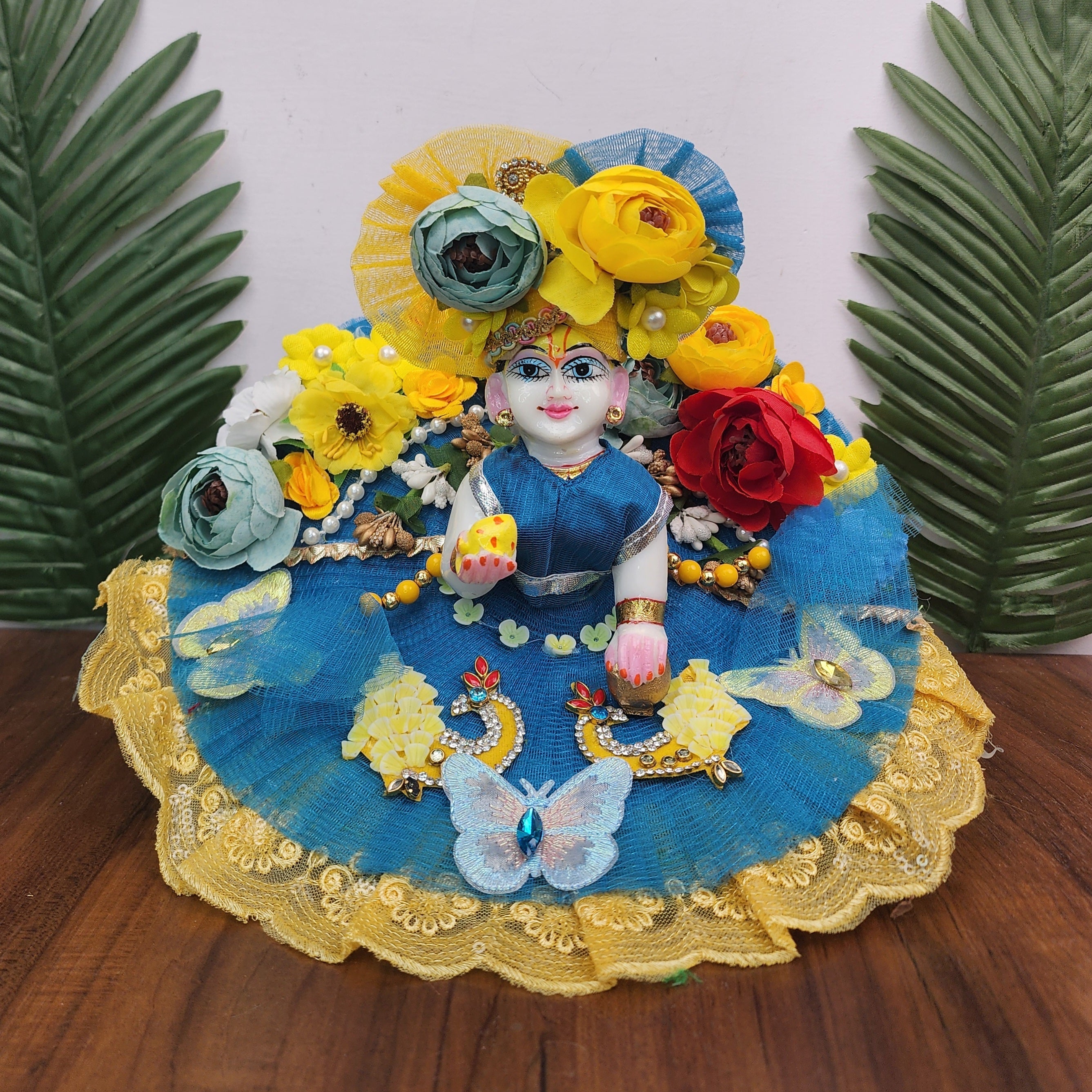 Handmade Designer Laddu Gopal Dress | Fancy Kanha Ji Poshak for Janmashtami | Beautiful Bal Gopal & Krishna Ji Dress