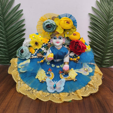 Handmade Designer Laddu Gopal Dress | Fancy Kanha Ji Poshak for Janmashtami | Beautiful Bal Gopal & Krishna Ji Dress