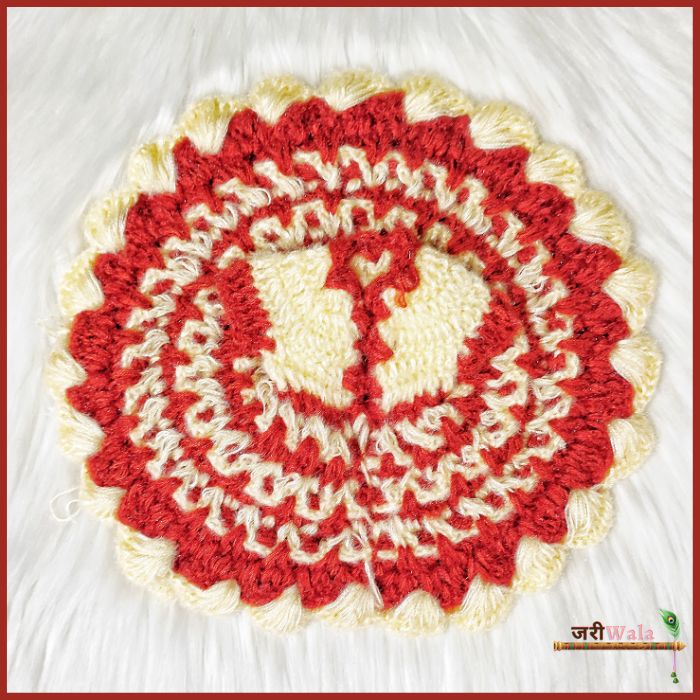 Handmade Woolen Fancy Multicolor Laddu Gopal Dress & Poshak with Cap | Designer Kanha Ji Dress for Janmashtami & Festivals | Bal Gopal & Krishna Ji Dress