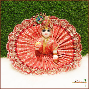 Handmade Designer Gajri Laddu Poshak for Janmashtami | Fancy Bal Gopal Dress & Kanha Ji Dress | Krishna Ji Poshak for Festivals