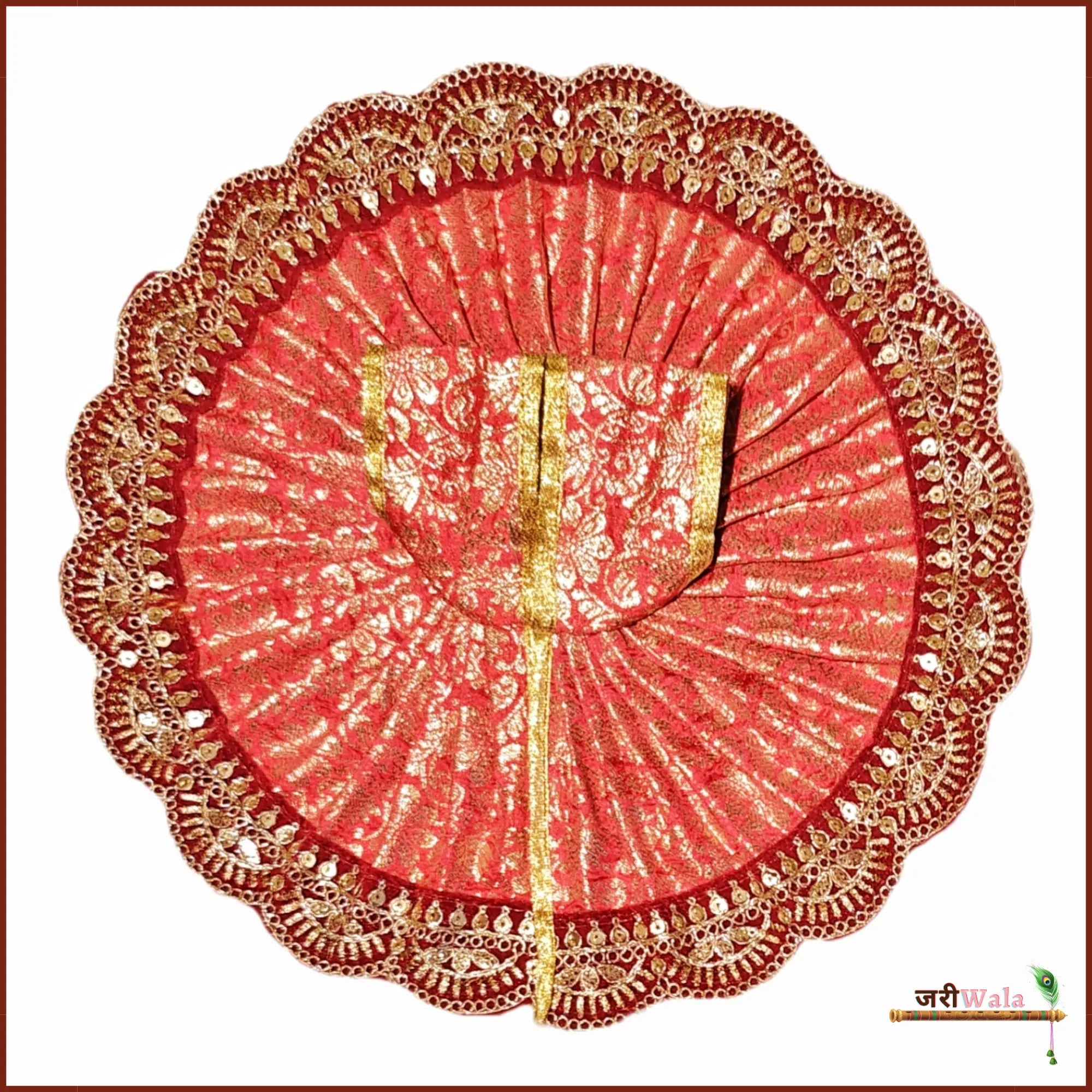 Handmade Designer Gajri Laddu Poshak for Janmashtami | Fancy Bal Gopal Dress & Kanha Ji Dress | Krishna Ji Poshak for Festivals