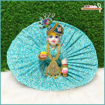 Handmade Coton Plain Firozi Laddu Gopal Dress - Designer Kanha Ji Poshak for Janmashtami, Fancy Bal Gopal & Krishna Ji Dress