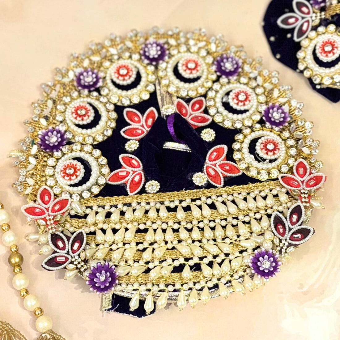 Handmade Designer Laddu Gopal Dress | Fancy Kanha Ji Poshak for Janmashtami | Bal Gopal & Krishna Ji Dress - Perfect Festival Attire