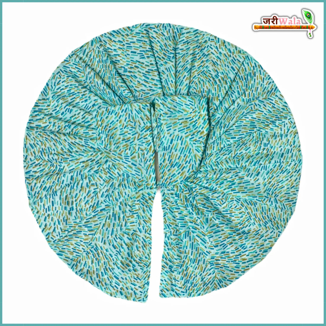 Handmade Coton Plain Firozi Laddu Gopal Dress - Designer Kanha Ji Poshak for Janmashtami, Fancy Bal Gopal & Krishna Ji Dress