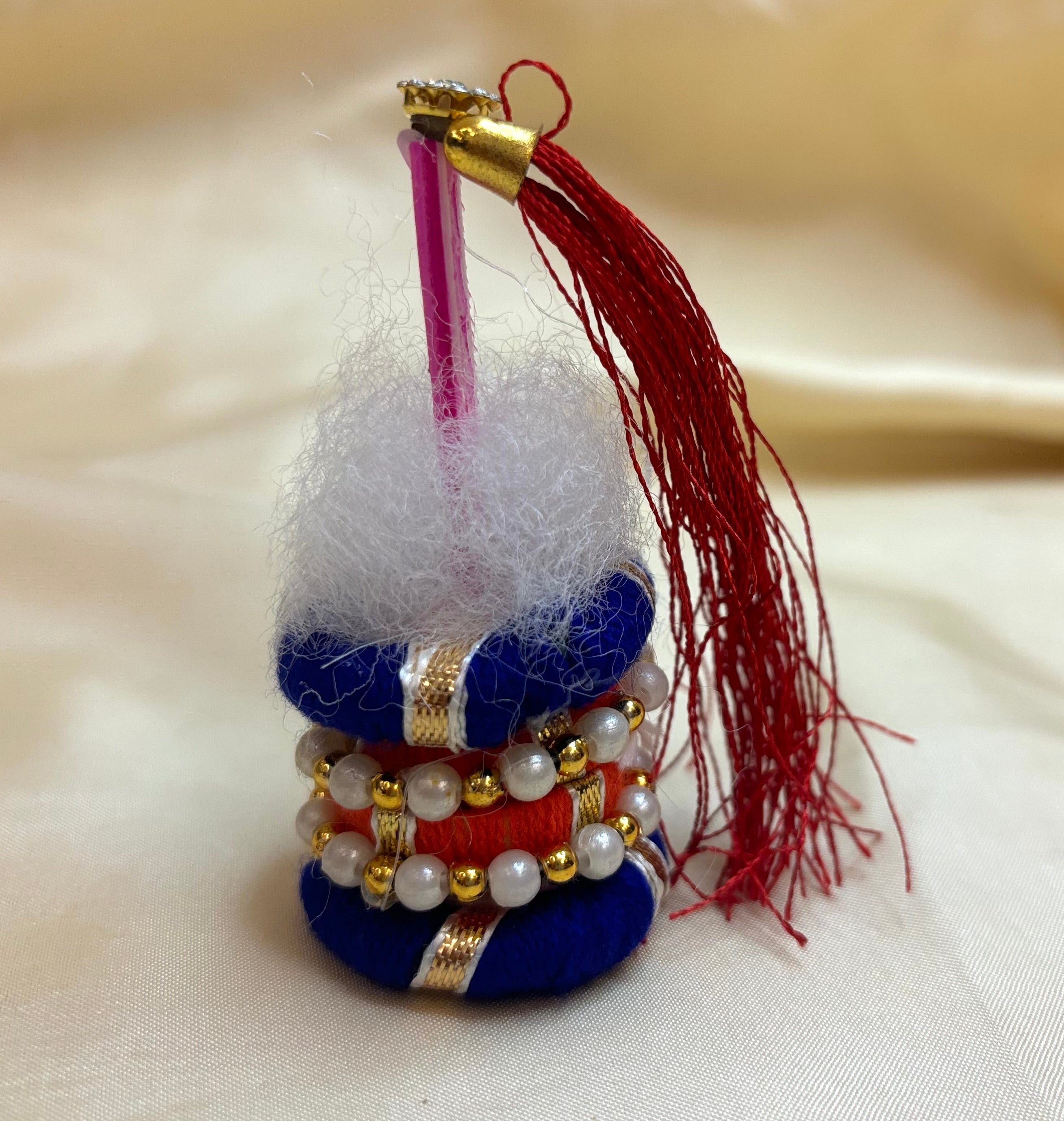 Small decorated Matki for Laddu Gopal Ji