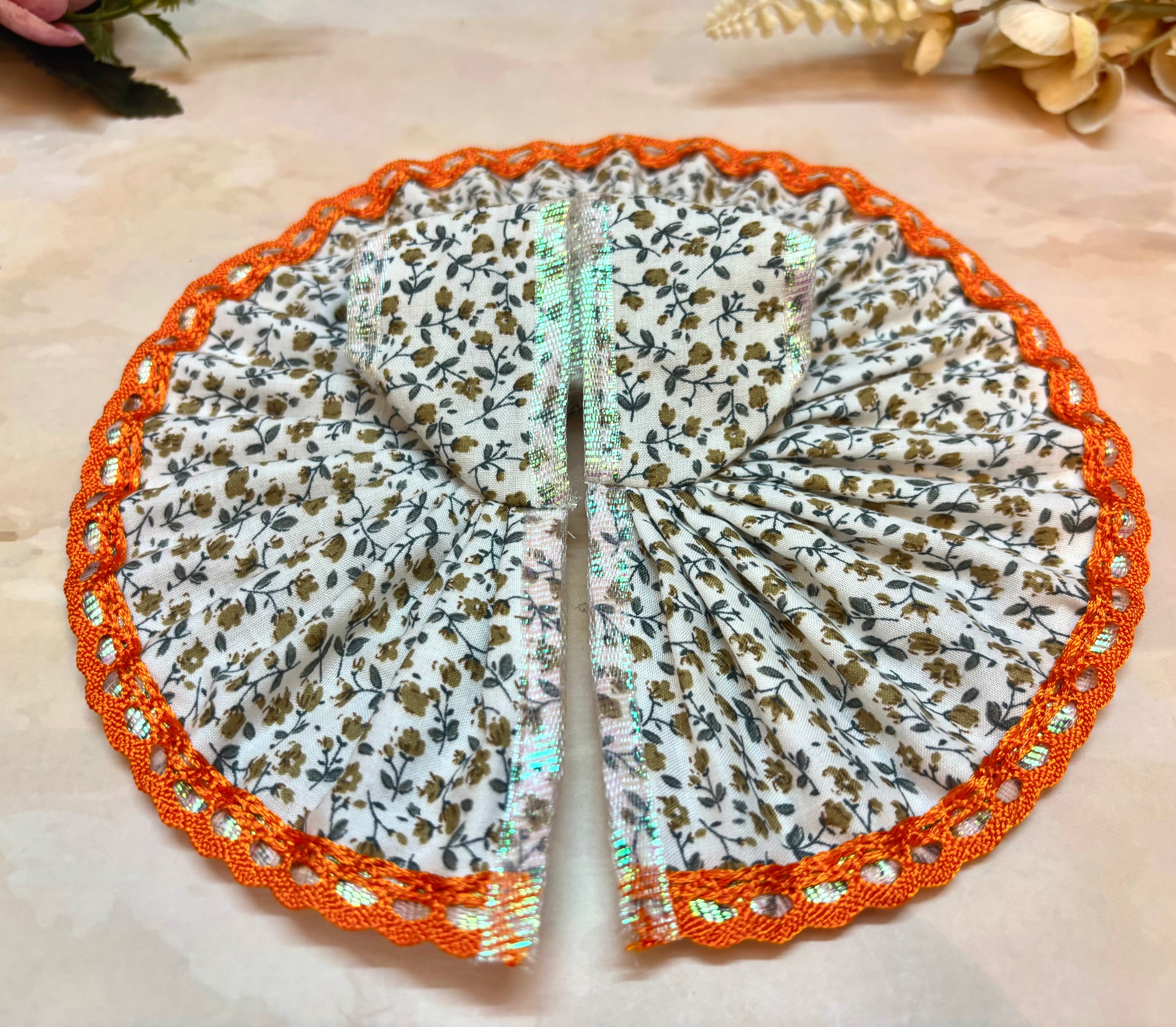 Handmade Laddu Gopal Dress - Designer Cotton Poshak for Kanha Ji, Bal Gopal & Krishna Ji | Fancy Festival Outfit for Janmashtami (Mix Colors)