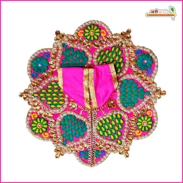 Handmade Magenta Laddu Gopal Poshak - Designer Bal Gopal Dress for Janmashtami, Fancy Kanha Ji Dress, Krishna Ji Poshak