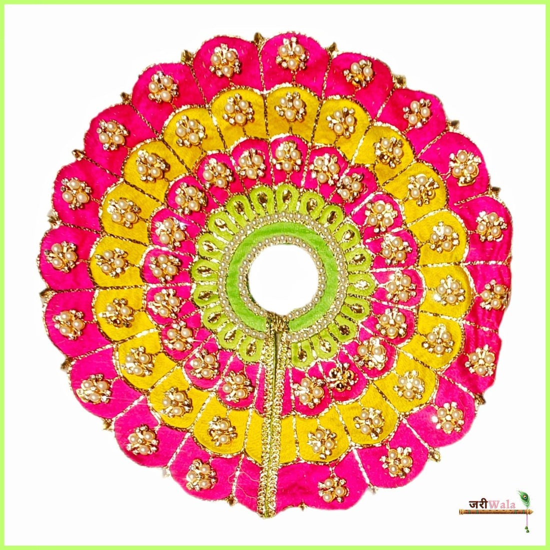 Handmade Multicolor Designer Poshak for Laddu Gopal - Fancy Kanha Ji Dress for Janmashtami, Bal Gopal & Krishna Ji Celebrations