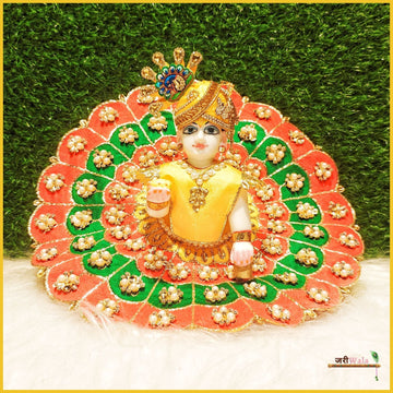 Handmade Multicolor Designer Laddu Gopal Dress | Fancy Kanha Ji Poshak for Janmashtami | Bal Gopal & Krishna Ji Dress