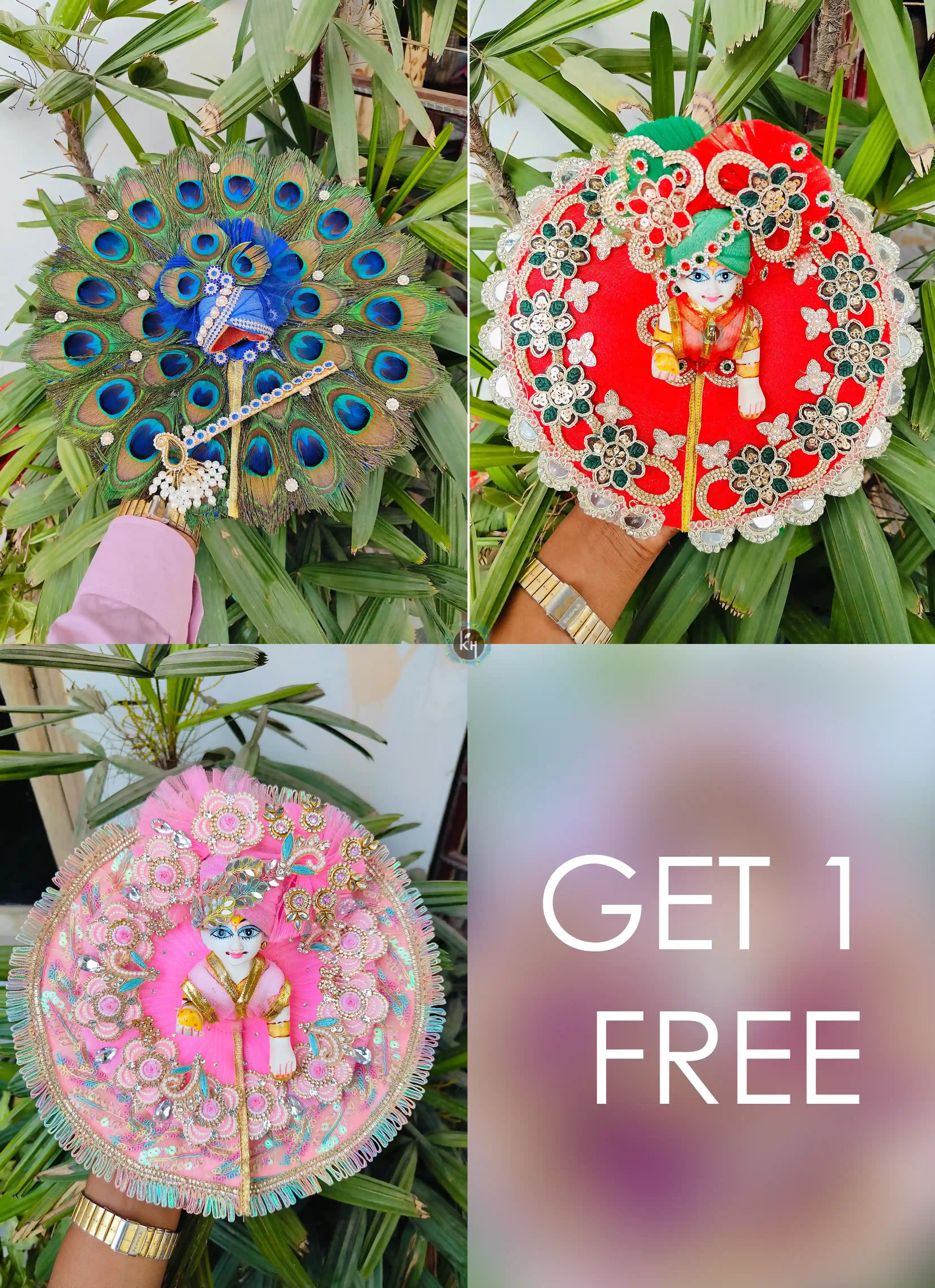 Festival Special: Buy 3 Heavy Laddu Gopal Dresses + Get 1 Free! Designer Kanha Ji Poshak for Janmashtami - Fancy Bal Gopal & Krishna Ji Dress