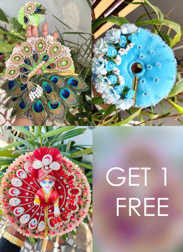 Festival Special: Buy 3 Designer Laddu Gopal Dresses + Get 1 Free! Perfect for Janmashtami - Kanha Ji Poshak & Bal Gopal Dress Collection