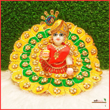 Handmade Multicolor Designer Poshak for Laddu Gopal | Fancy Kanha Ji Dress for Janmashtami | Bal Gopal & Krishna Ji Dress