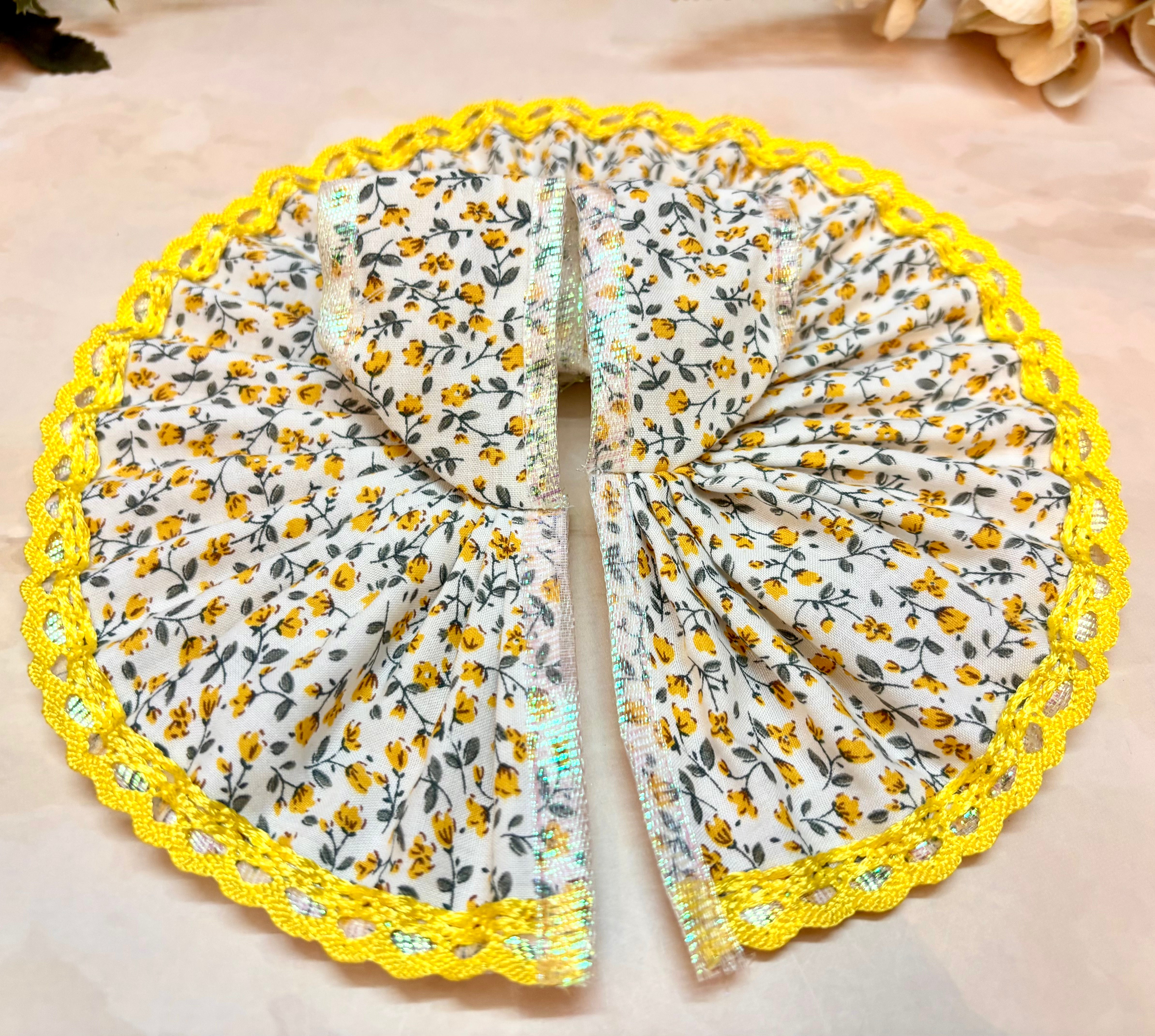 Handmade Laddu Gopal Dress - Designer Cotton Poshak for Kanha Ji & Bal Gopal | Fancy Janmashtami Outfit in Mixed Colors (Pack of 1)