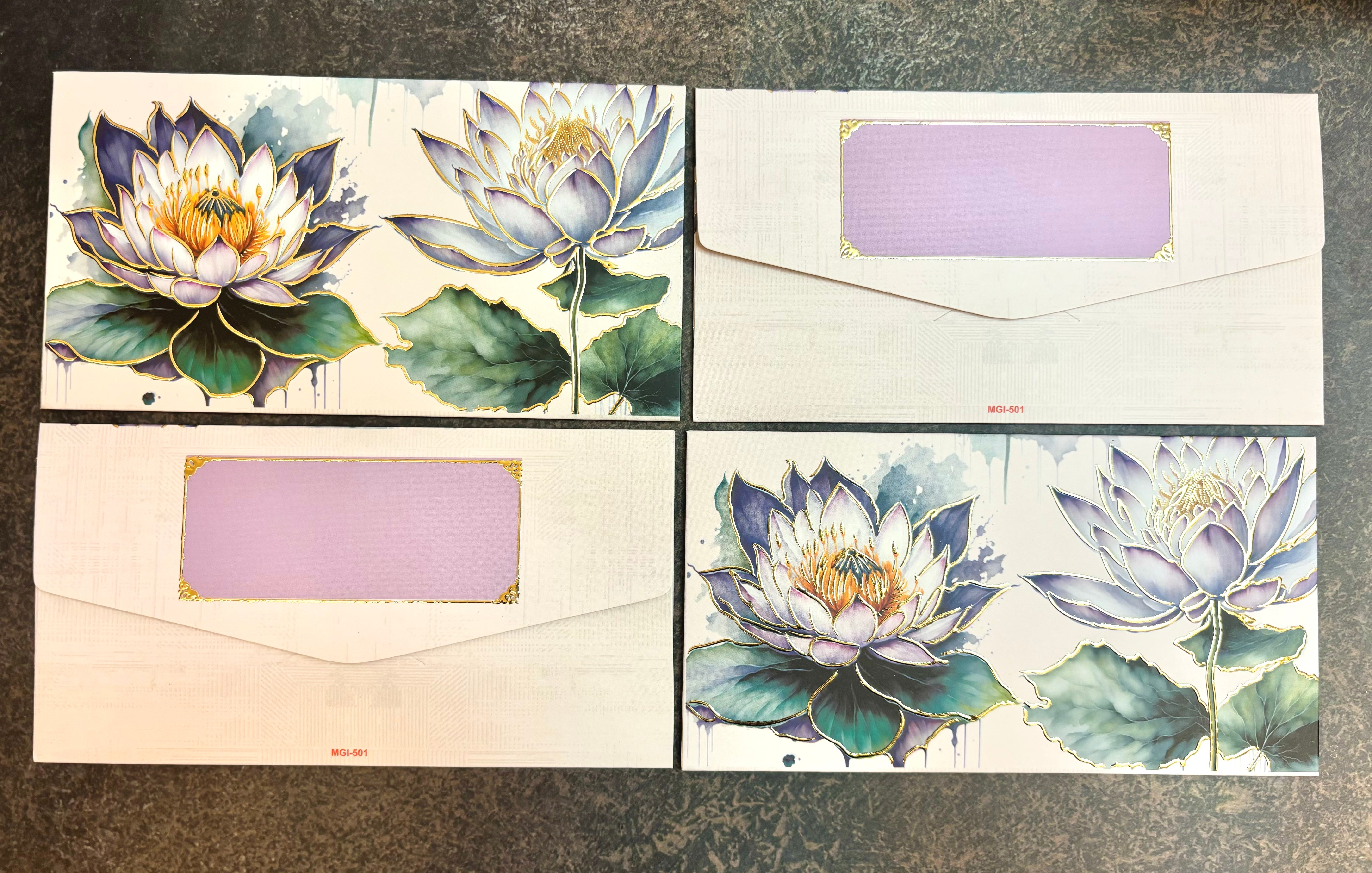 Artistic Goldfoil Paper Money Envelopes - Pack of 10 | Perfect for Janmashtami Celebrations & Gifting Laddu Gopal Dress, Kanha Ji Poshak, Bal Gopal Dress