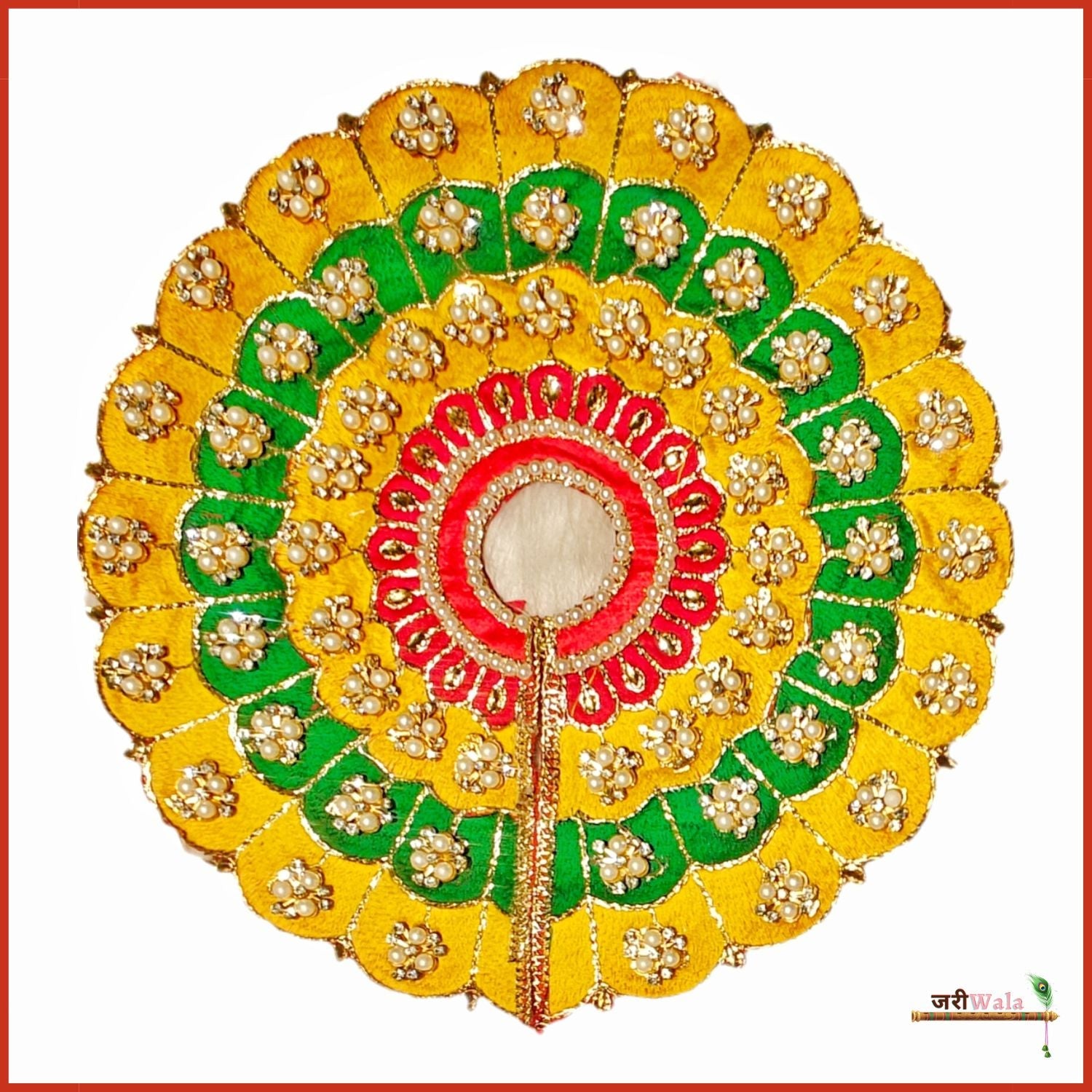 Handmade Multicolor Designer Poshak for Laddu Gopal | Fancy Kanha Ji Dress for Janmashtami | Bal Gopal & Krishna Ji Dress