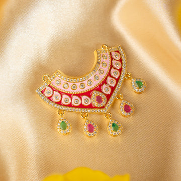 Handmade Designer Ratnaveena Necklace for Laddu Gopal Dress | Fancy Kanha Ji Poshak & Bal Gopal Dress for Janmashtami Celebrations