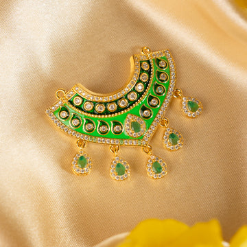 Handmade Chandrakirti Necklace - Designer Laddu Gopal Dress, Fancy Kanha Ji Poshak & Bal Gopal Dress for Janmashtami Celebrations