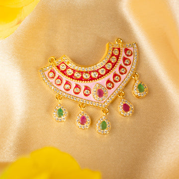 Handmade Shringarika Necklace for Laddu Gopal Dress - Designer Kanha Ji Poshak & Bal Gopal Dress for Janmashtami Festival