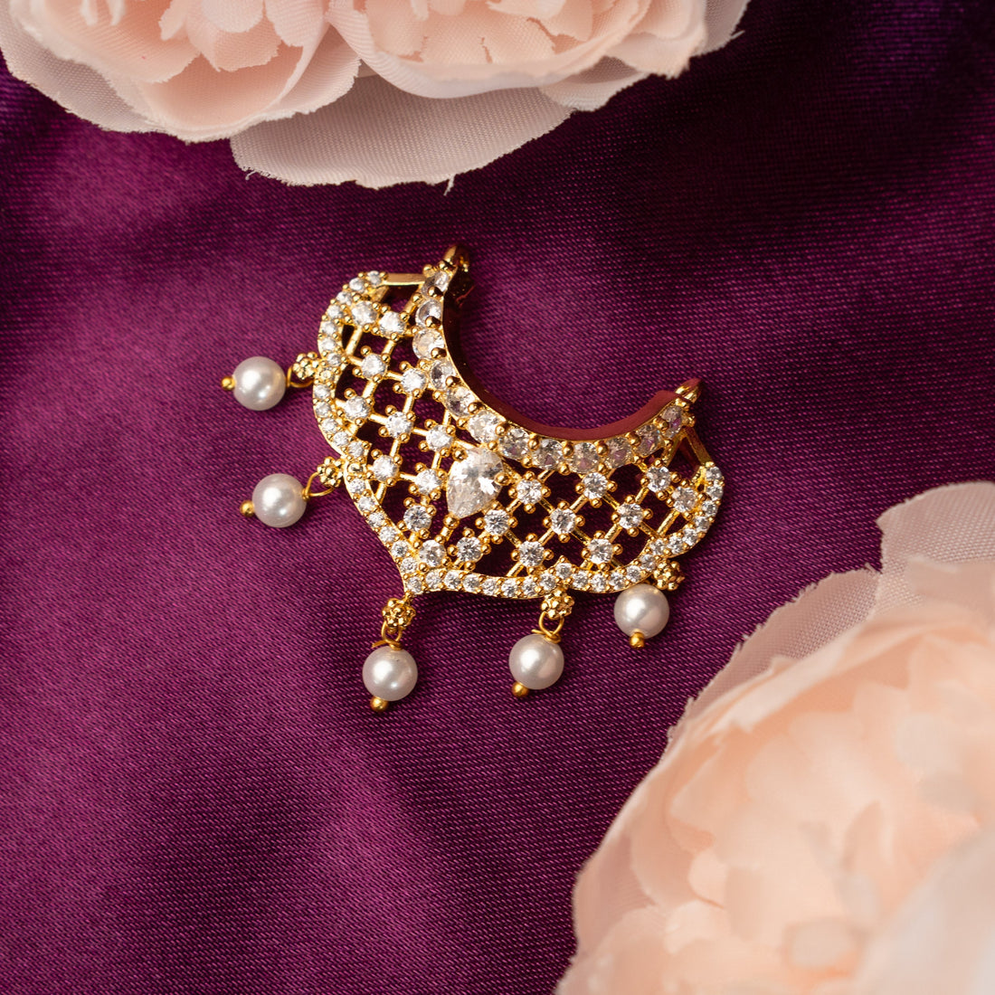 Handmade Shringarika Ratna Necklace - Designer Laddu Gopal Dress, Kanha Ji Poshak & Bal Gopal Dress for Janmashtami Festival