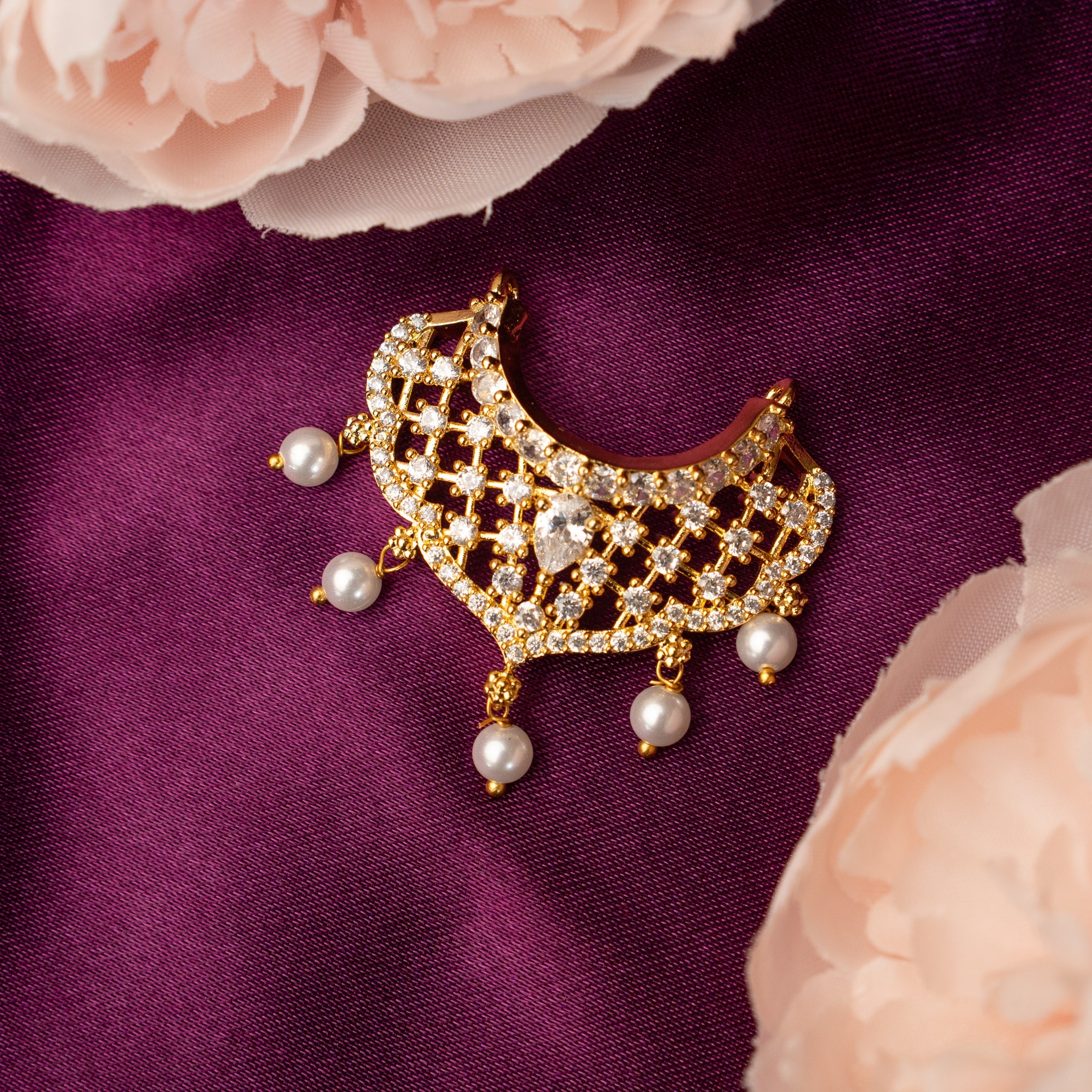 Handmade Shringarika Ratna Necklace - Designer Laddu Gopal Dress, Kanha Ji Poshak & Bal Gopal Dress for Janmashtami Festival