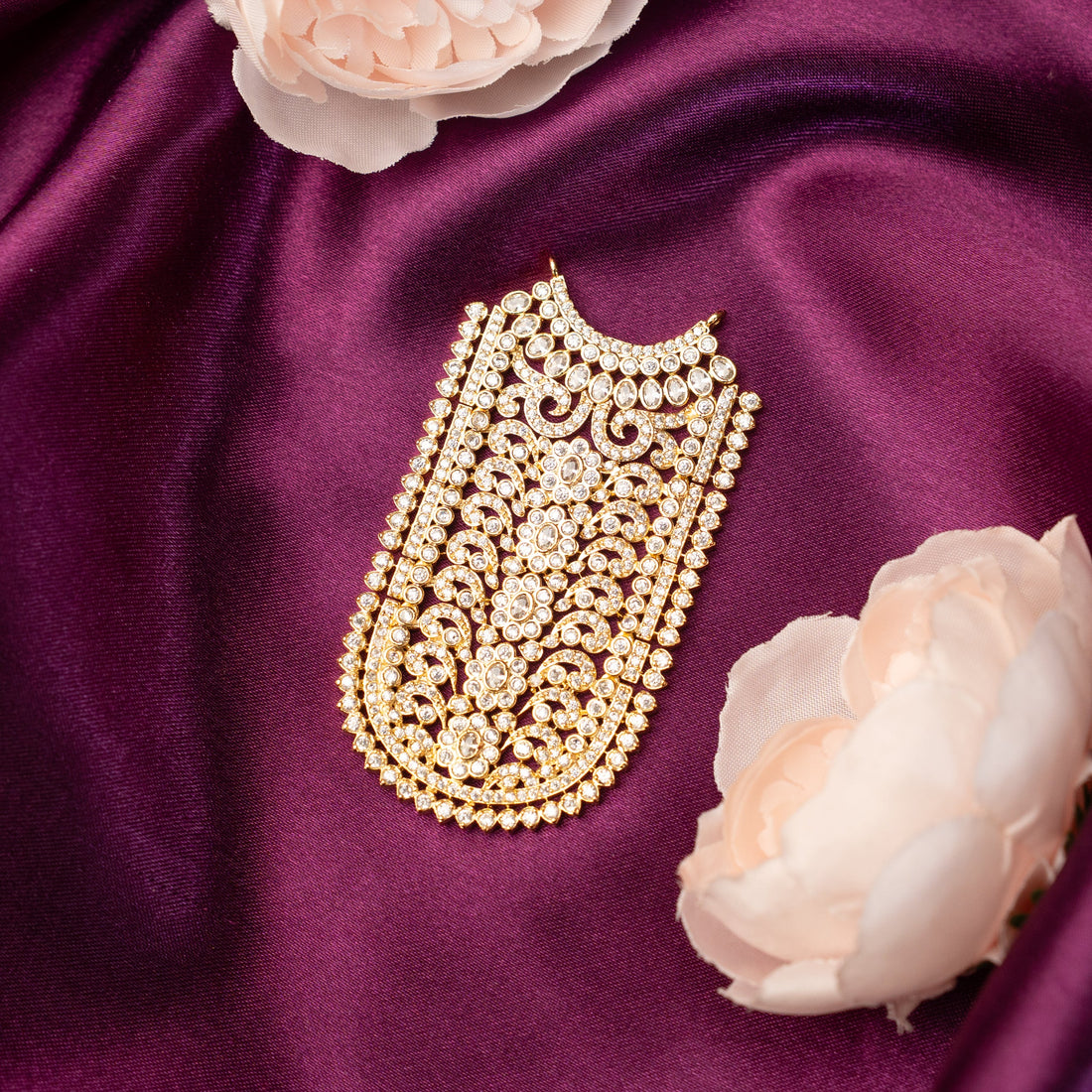 Handmade Shrivalli Necklace for Laddu Gopal Dress | Designer Kanha Ji Poshak & Bal Gopal Dress for Janmashtami Festival