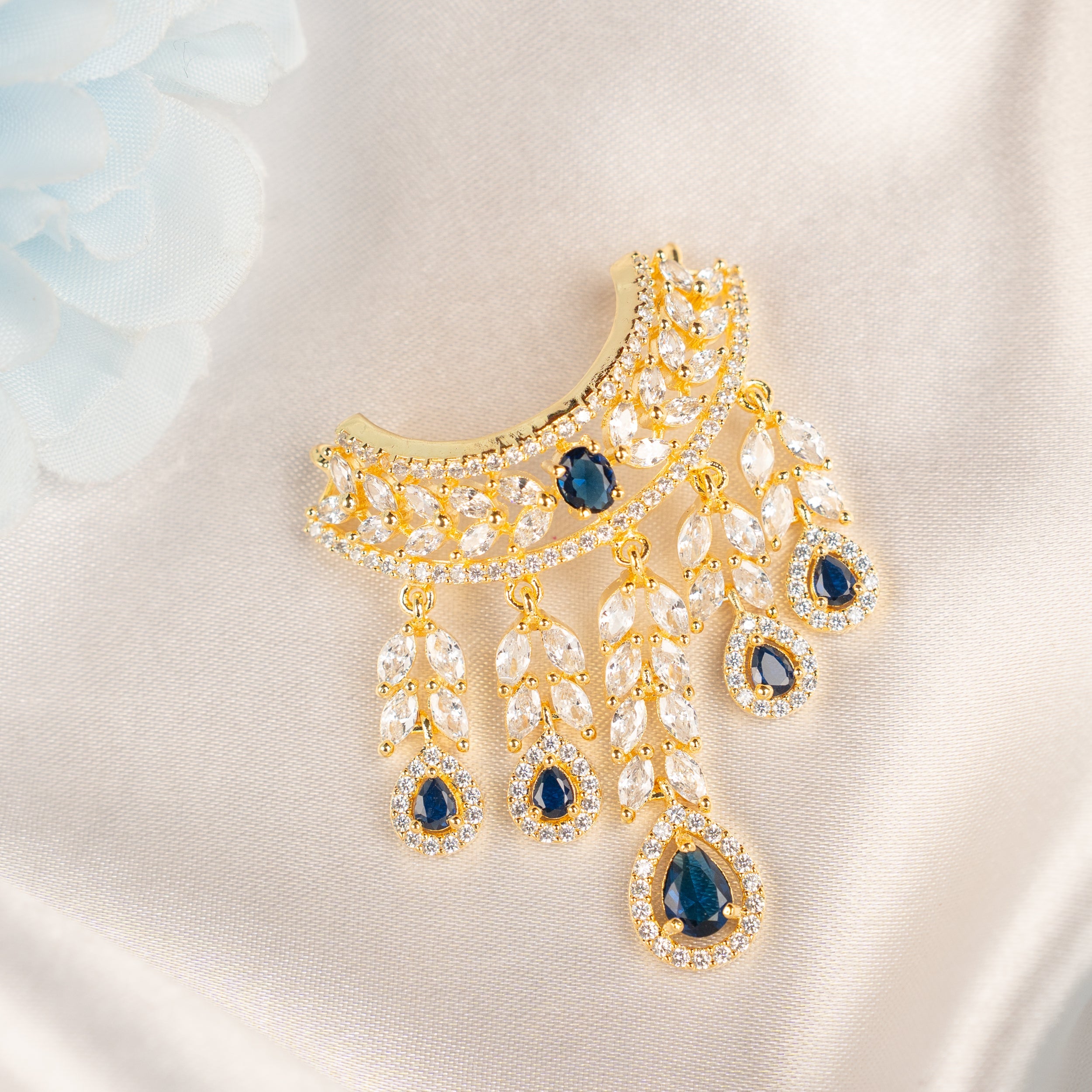 Handmade Ratnarekha Necklace - Designer Laddu Gopal Dress, Kanha Ji Poshak & Bal Gopal Dress for Janmashtami Festival