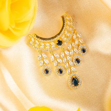 Handmade Ratnarekha Necklace - Designer Laddu Gopal Dress, Kanha Ji Poshak & Bal Gopal Dress for Janmashtami Festival