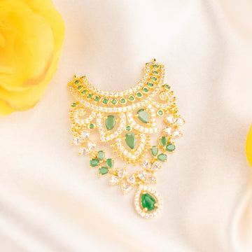 Handmade Harichandrika Necklace - Designer Laddu Gopal Dress, Kanha Ji Poshak, Bal Gopal Dress for Janmashtami Festival