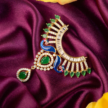Handmade Morika Chand Necklace for Laddu Gopal Dress | Designer Kanha Ji Poshak & Bal Gopal Dress for Janmashtami Festival