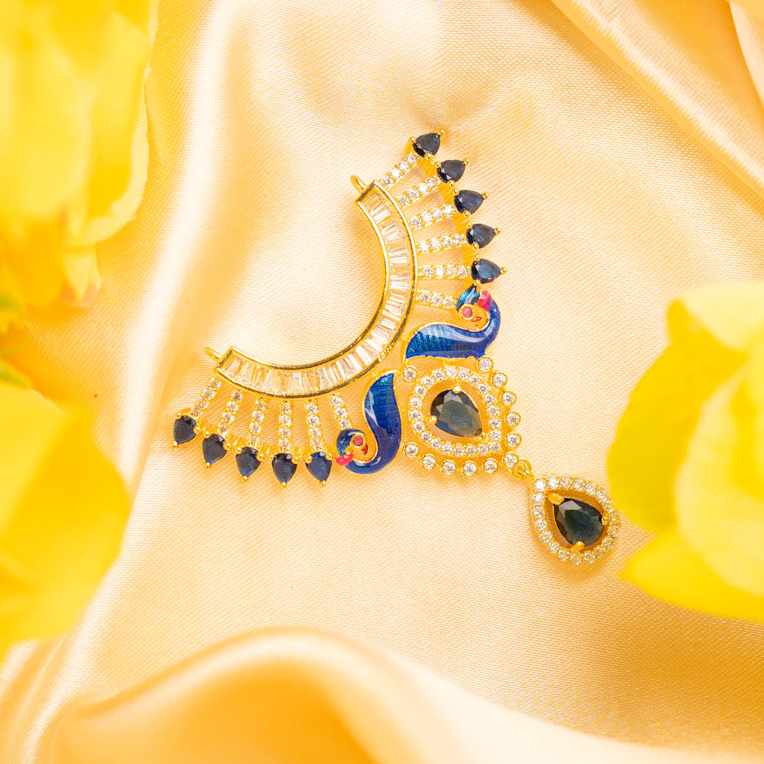 Handmade Mayurrekha Necklace for Laddu Gopal Dress | Designer Kanha Ji Poshak & Bal Gopal Dress for Janmashtami Festival