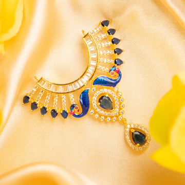 Handmade Mayurrekha Necklace for Laddu Gopal Dress | Designer Kanha Ji Poshak & Bal Gopal Dress for Janmashtami Festival