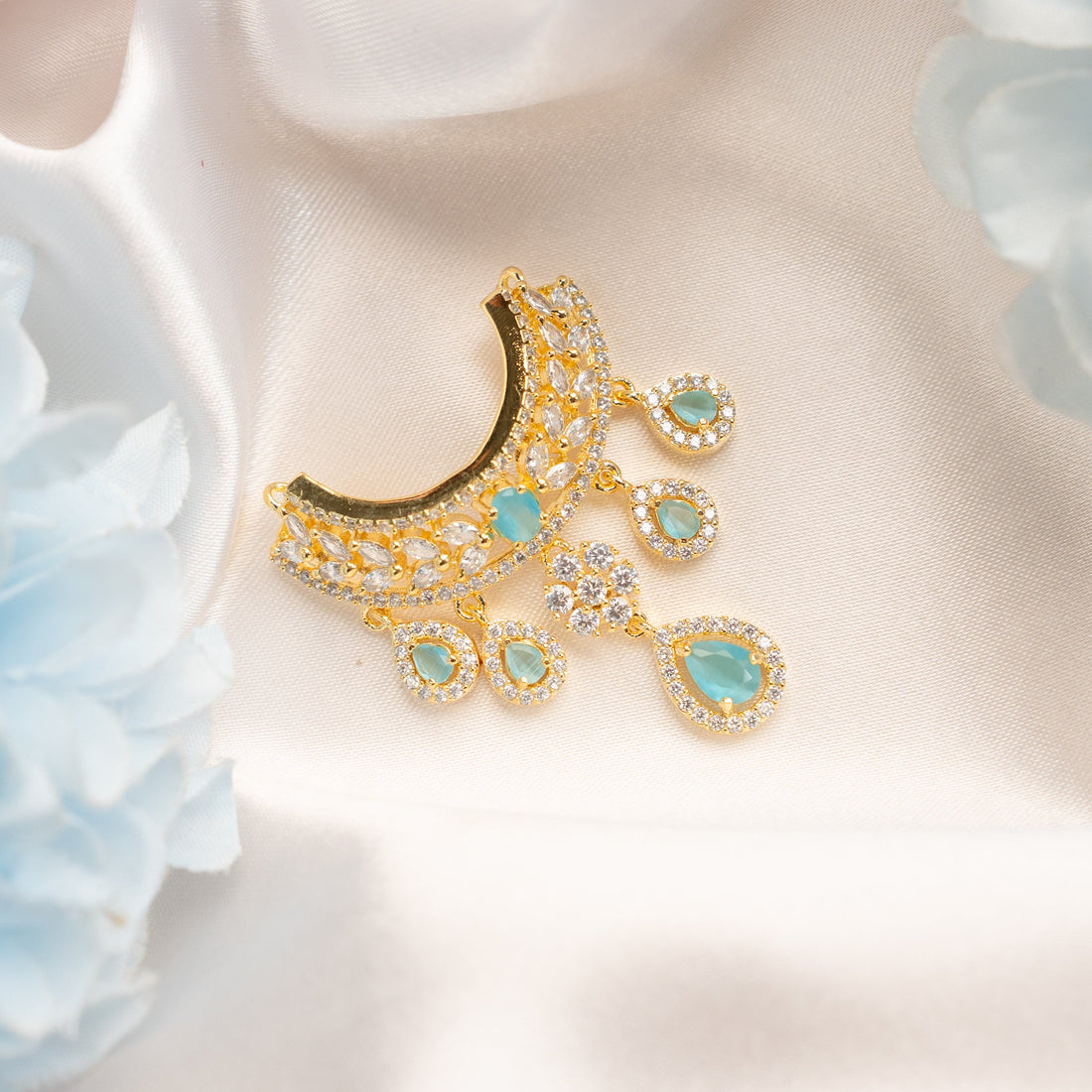 Handmade Shyamratna Necklace for Laddu Gopal Dress - Designer Kanha Ji Poshak & Bal Gopal Dress for Janmashtami Festival