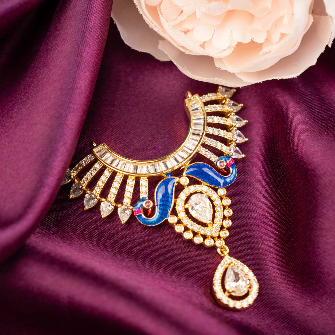 Handmade Shyamangi Ratna Necklace - Designer Laddu Gopal Dress, Kanha Ji Poshak & Bal Gopal Dress for Janmashtami Festival
