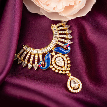 Handmade Shyamangi Ratna Necklace - Designer Laddu Gopal Dress, Kanha Ji Poshak & Bal Gopal Dress for Janmashtami Festival