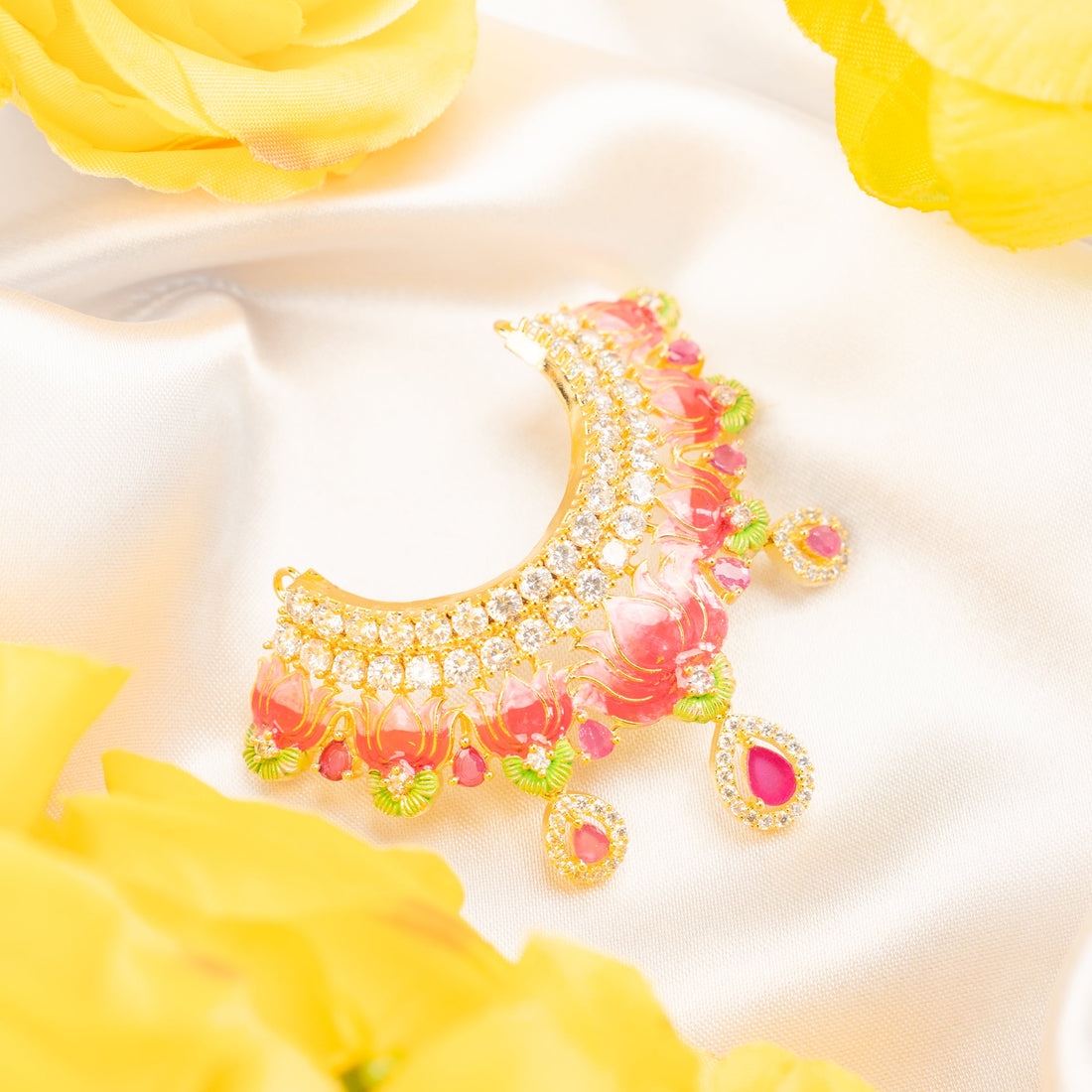 Handmade Kamalkirti Necklace - Designer Laddu Gopal Dress, Fancy Kanha Ji Poshak for Janmashtami, Bal Gopal & Krishna Ji Dress
