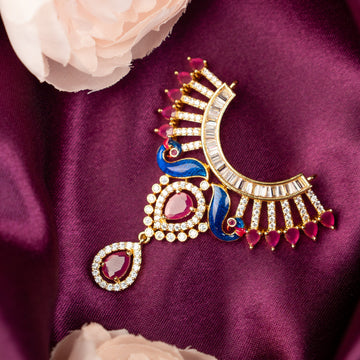 Handmade Mayur Ratna Necklace - Designer Laddu Gopal Dress, Kanha Ji Poshak & Bal Gopal Dress for Janmashtami Festival