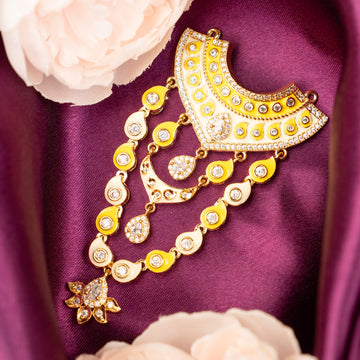 Handmade Bhaskar Ratna Necklace - Designer Laddu Gopal Dress, Kanha Ji Poshak & Bal Gopal Dress for Janmashtami Festival Celebrations