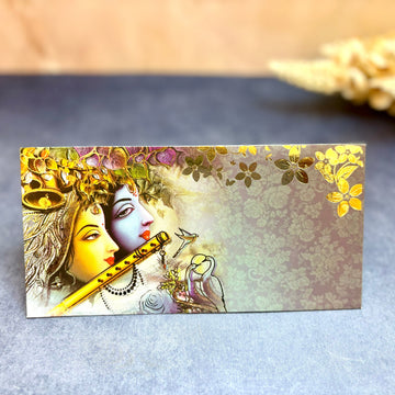 Handmade Goldfoil Paper Money Envelopes - Pack of 10 for Janmashtami Celebrations | Perfect for Laddu Gopal Dress, Kanha Ji Poshak & Bal Gopal Dress