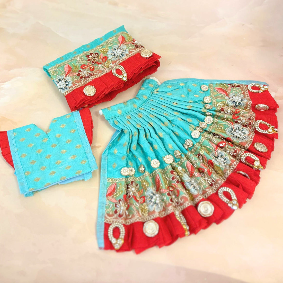 Handmade Designer Laddu Gopal Dress | Fancy Kanha Ji Poshak & Bal Gopal Outfit for Janmashtami Festival | Krishna Ji Dress Collection