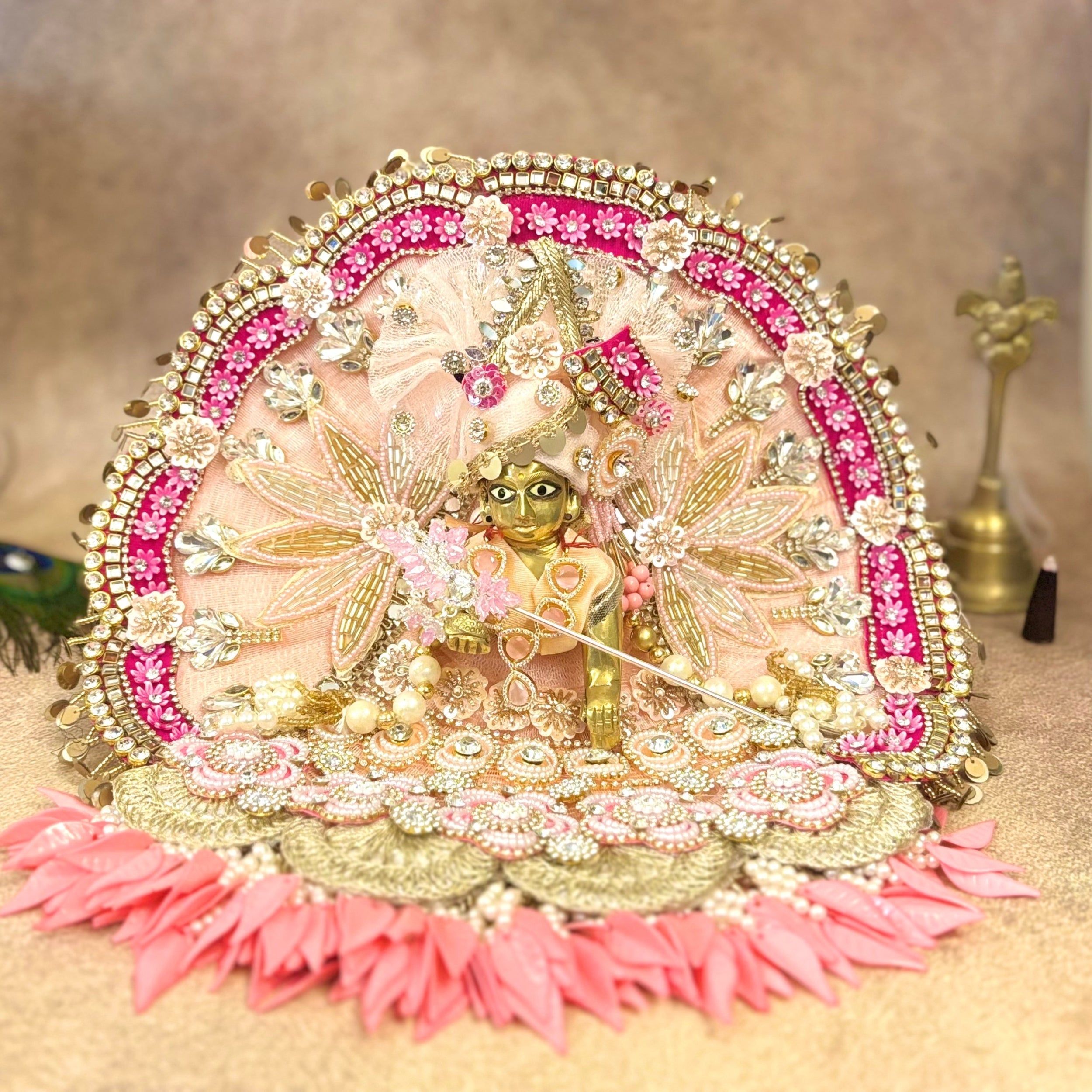 Handmade Designer Laddu Gopal Dress | Fancy Kanha Ji Poshak for Janmashtami | Bal Gopal & Krishna Ji Dress for Festivals