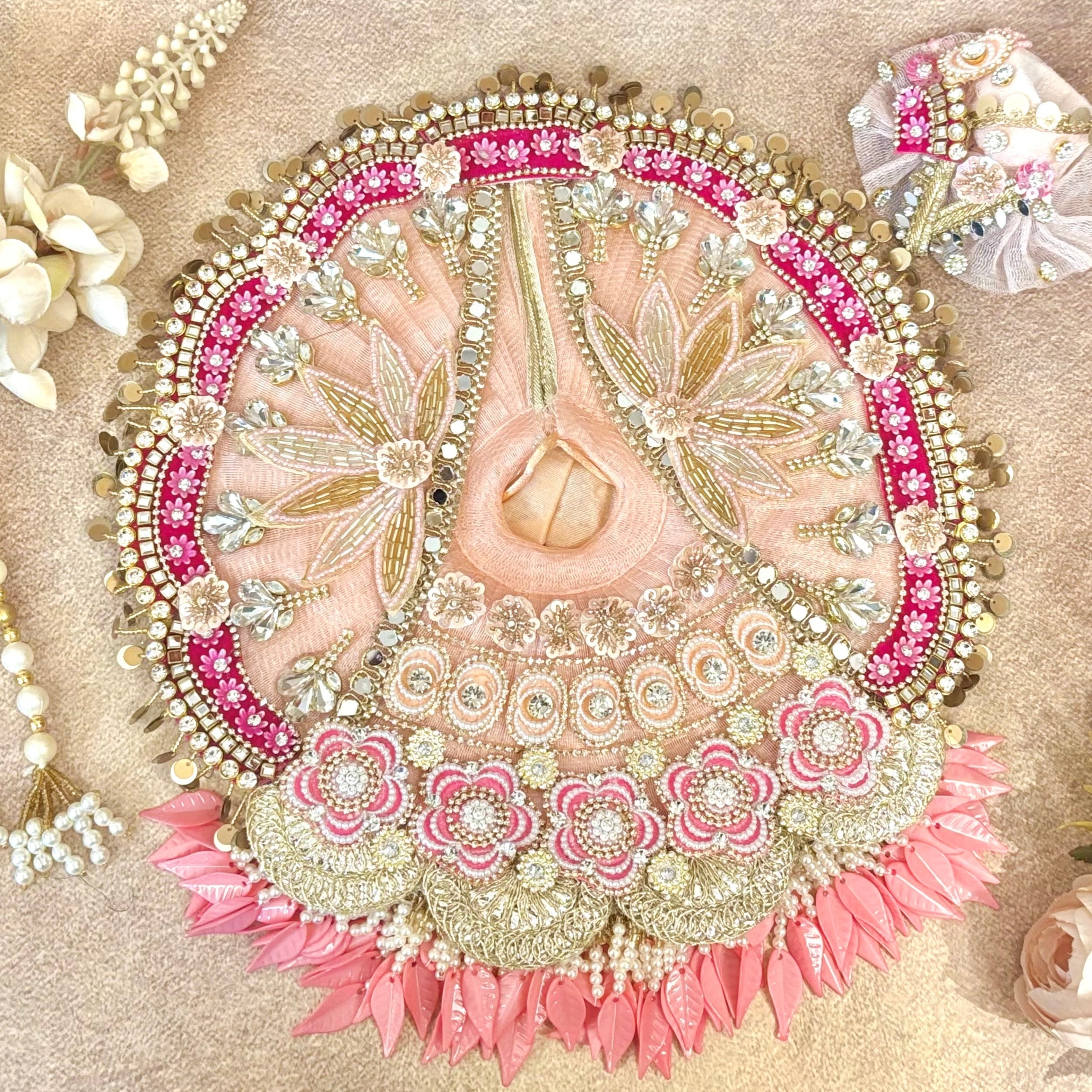 Handmade Designer Laddu Gopal Dress | Fancy Kanha Ji Poshak for Janmashtami | Bal Gopal & Krishna Ji Dress for Festivals