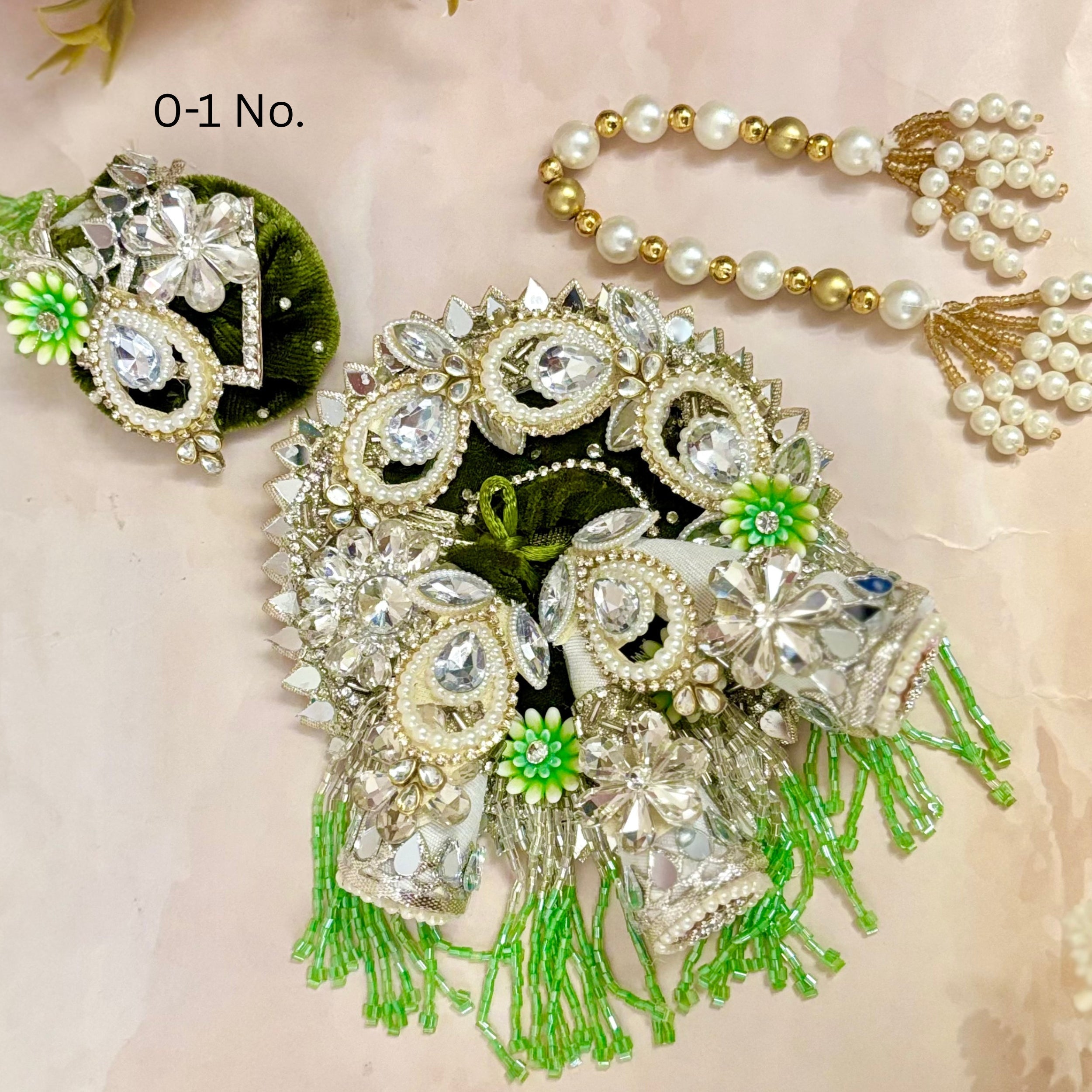Handmade Designer Laddu Gopal Dress | Fancy Kanha Ji Poshak for Janmashtami | Bal Gopal & Krishna Ji Dress for Festivals