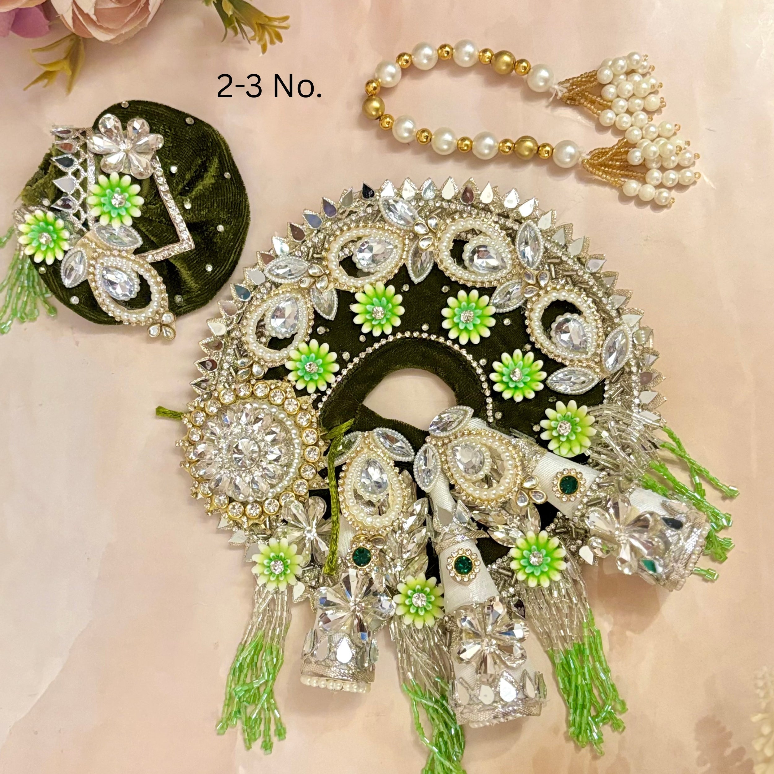 Handmade Designer Laddu Gopal Dress | Fancy Kanha Ji Poshak for Janmashtami | Bal Gopal & Krishna Ji Dress for Festivals
